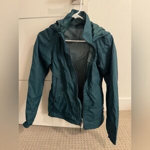 The North Face Women's Dark Teal Rain Jacket